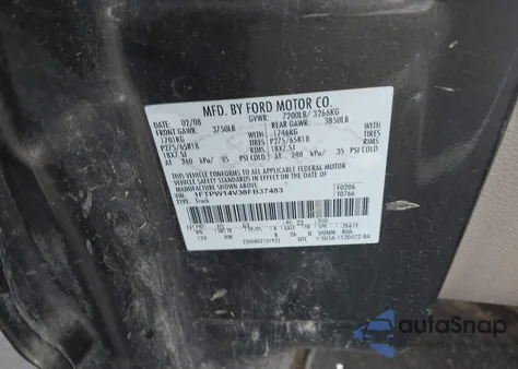 2008 Ford F-150 60Th Anniversary/Fx4/King Ranch/Lariat/Xlt z USA, uszkodzony, nr VIN 1FTPW14V38FB37483